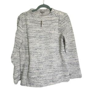 NWT T by Talbots Activewear Pullover Qulited Sweatshirt Size Medium